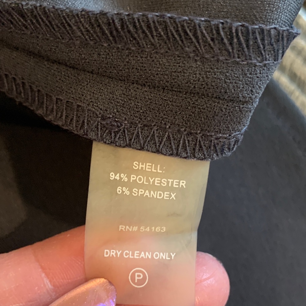 Calvin Klein Charcoal Grey Long Sleeve Dress - Picture 5 of 6
